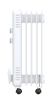 Масляный  радиатор Royal clima FERRARA ROR-F5-1000M - Интернет-портал ЗимаЛетоГрупп - инжиниринговые услуги полного цикла