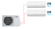 Мульти сплит-системы Mitsubishi Electric - Интернет-портал ЗимаЛетоГрупп - инжиниринговые услуги полного цикла